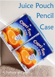 And A Juice Pouch Pencil Case Pencil Case Pouch Case