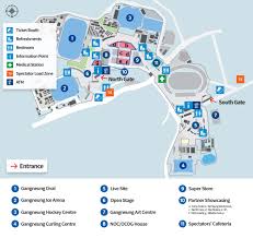 2018_introduction Venue Map Architecture Of The Games