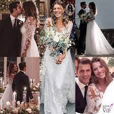 Abiti da sposa delle vip italiane. L Abito Da Sposa Ferretti Di Cristina Chiabotto Lookdavip It