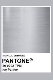 Ice Palace Metallic Color Pantone Pantone Colour Palettes Silver Color Palette Pantone Palette