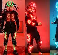 Amazon.com: Earthradius Led Robot Costume Clothes Stilt ...