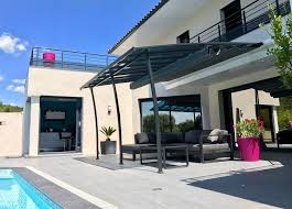Tonnelle Oslo Aluminium Gris Anthracite 14 M Pas Cher Tonnelle Leroy Merlin Iziva Com Pergola Terrasse Grise Tonnelle