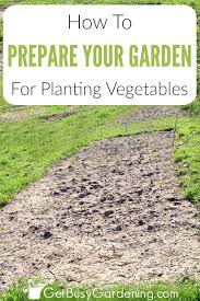 Check spelling or type a new query. How To Prepare A Garden Bed For Planting Vegetables Get Busy Gardening