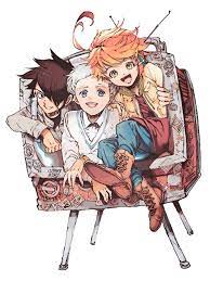 Maybe you would like to learn more about one of these? The Neverland Promised Emma X Ray X Norman Greeting Card By Quentinr Redbubble