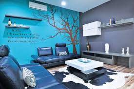 Untuk memelihara perpaduan ruang, anda boleh menggunakan warna warna yang sama dengan kertas dinding. Tips Hadirkan Keteduhan Dengan Wallpaper Motif Warna Biru Di Rumah Semua Halaman Idea