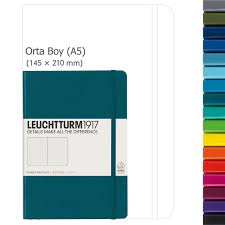 Leuchtturm 1917 Not Defteri Orta Boy A5 Sert Kapak Not Defteri