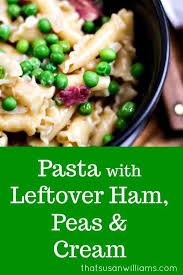 Country ham—rubbed with salt and sugar, smoked for weeks, then hung to cure for at least six months—is quintessentially food and wine presents a new network of food pros delivering the most cookable recipes and delicious ideas online. How To Use Leftover Ham Pasta With Peas Ham And Cream That Susan Williams