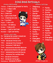 Kpop Birthday Game Dbsk Original Birthday Game Page 1 Fun Kpop Gifs Guild Birthday Games Birthday Poster Best Birthday Quotes