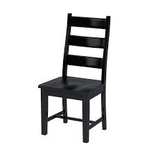 Nottingham Chic Black Ladder Back Rosewood Dining Chair Dining Chairs Rosewood Dining Chairs Black Wood Stain