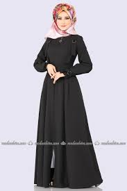 Modaselvim Ferace Kemer Detayli Ferace 2145ms212 Siyah Musluman Modasi Abaya Tarzi Moda Stilleri