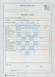 Rodni list slika domovnica rodni list republike srpske smrtni list faruk salaka rodni list vencani list e gradanin rodni list medjunarodni izvod iz maticne. Birth Certificate Rodni List Example Expat In Croatia