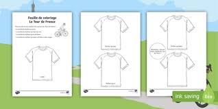 Il s'annonce montagneux, taillé pour un grimpeur, même si la première semaine pourrait réserver quelques étapes. Coloriages Les Maillots Du Tour De France Teacher Made
