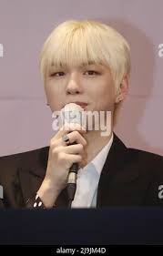 24th May, 2022. S. Korean singer Kang Daniel South Korean singer Kang  Daniel speaks during a publicity event at a Seoul hotel