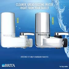 brita faucet mount tap water filtration