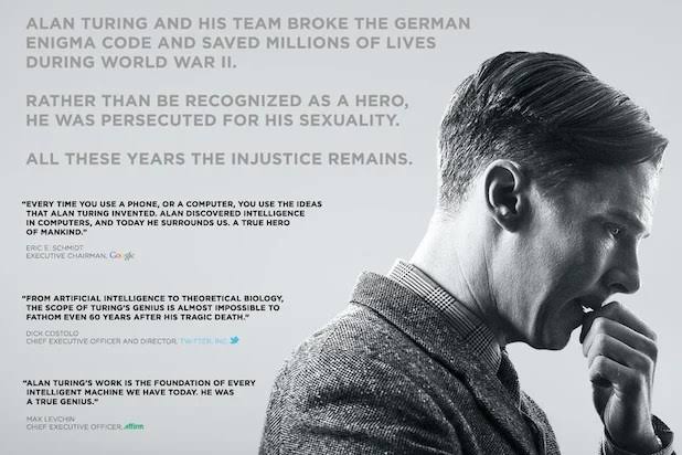 Weinstein Revs Up 'Imitation Game' Awards Campaign by Promoting Alan  Turing, not Benedict Cumberbatch - TheWrap