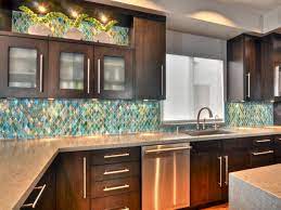 I buy old, neglected, ugly houses and flip them all by myself! Glass Backsplash Ideas Pictures Tips From Hgtv Hgtv