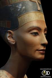 Bust Of Nefertiti From The Rear Showing A Number Of Fixes Which Still Need To Be Made Description From Amarn Ancient Egypt Gods Ancient Egyptian Art Nefertiti