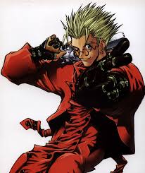 He travels around planet gunsmoke (the name on the toy box) and tries to bring peace to where there once. Vash The Stampede Trigun Wiki Fandom