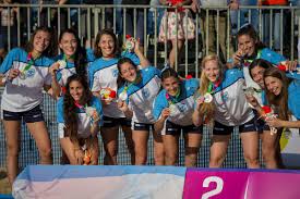 Argentina women's national handball team. International Handball Federation On Twitter The Final Day In The 2017 Women S World Games Beach Handball Competition Brazil Argentina Spain