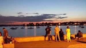 Fishing At The Town Dock Port Washington Outdoor Celestial