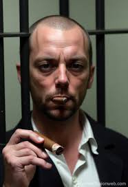 andrew tate in jail smoking a cigar Prompts