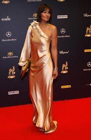 Franziska Van Almsick Photos Photos Bambi Awards 2008 In Offenburg Satin Dresses Silk Evening Gown Dresses