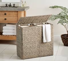 Complete your bath vanity project with the right bathroom faucet. Divided Perry Laundry Hamper Pottery Barn