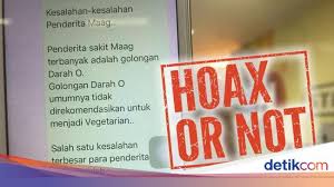 Jadi ketahui lebih lanjut diet darah jenis o: Hoax Golongan Darah O Tidak Lebih Rentan Kena Sakit Mag