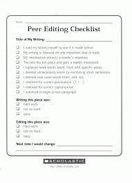 Peer Editing Checklist Jpg 2 480 3 437 Pixels Editing Checklist Peer Editing Punctuation Worksheets