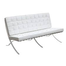 Save100 following mies van der rohe's original design, the barcelona sofa features italian leather individual panels cut, welted and. Barcelona 3 Seater Sofa Diiiz