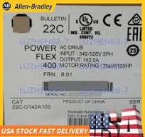 Allen-Bradley 22C-D142A103 PowerFlex 400 75 kW 100 HP AC Drive 22CD142A103  | eBay