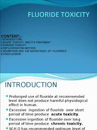 Image result for Fluoride Toxicity