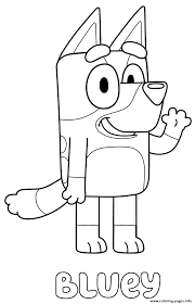 The large paper size of 8''x11 'every small detail also. Blueys Coloring Pages Printable