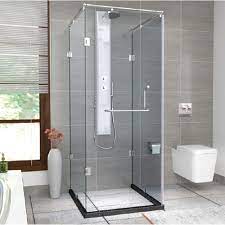 While the shower area makes it possible for one to promptly wash in the early morning. Smart Shower Solutions Frameless 1840 U Shaped Shower Enclosure Jaquar