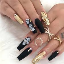 The simpler, the more fab. Cute Acrylic Nail Ideas Coffin Shape Novocom Top