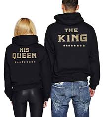 Check spelling or type a new query. Matching Couples Hoodies King Queen Sweatshirt His And Her Hooded Pullover Letter Printed Round Neck For Women Men Buy Online In Cayman Islands At Cayman Desertcart Com Productid 65149090