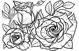 Color in this picture of a rose and others with our library of online coloring pages. Rose Coloring Pages Print The Flower Queen Online