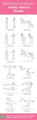 Friday Back Biceps Back And Bicep Workout Back And Biceps Biceps Workout