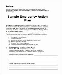 Emergency Evacuation Plan Template Free Best Of Sample Emergency Action Plan 11 Free Docu Emergency Action Plans Action Plan Template Emergency Evacuation Plan