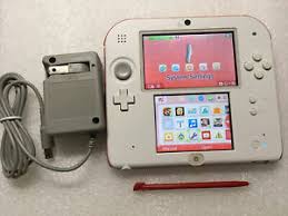 Para nintendo ds (nintendods) 2006. Nintendo 2ds Blanco Y Rojo Sistema De Juego Mario Bros 2 Pre Instalado Consola M9 Ebay