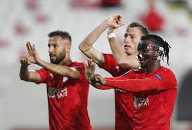 Hafta 11.04.2021 pazar 13:30 vs yeni 4 eylül stadyumu sivasspor. Turkey S Sivasspor Beats Azerbaijan S Qarabag To Clinch First Europa League Victory Daily Sabah