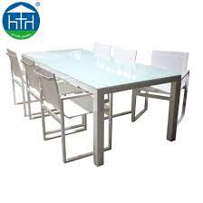 Great styling with current interest in wicker and rattan. China Outdoor Garden Aluminum Table With Glass Top China Outdoor Dining Table Glass Dining Table