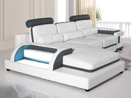 Here are some reasons, why when you are looking to rent led furniture and are in the nyc, nj, ct or li area, ny led furniture is the company you should use. Mini Torro Sectional Sofa With Led Lights White Black Trim Matisseco