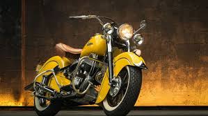 Image result for Sportsman Yellow 1951 Motorcycle