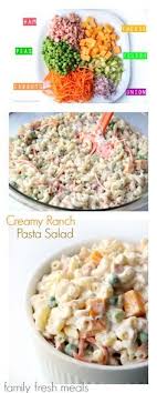 The hawaiian macaroni salad can you say aloha? Ranch Pasta Salad Creamy Pasta Salads Best Pasta Salad Family Fresh Meals