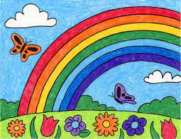 How To Draw A Rainbow Art Projects For Kids Draw this beautiful rainbow by following this drawing lesson.