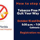 Tobacco Free Florida's Quit Your Way Program event in Englewood, FL
