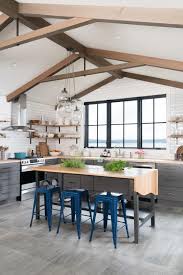Although intended for use as a prep station or kitchen island, this console can also be easily repurposed as a work table or broad side table in home workshops, rec rooms, & garages. How To Build An Elegant Industrial Kitchen Island Diynetwork Com Diy Network Ultimate Retreat 2017 Diy