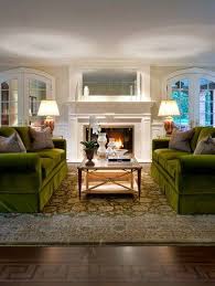 Florals are always welcome, but you can also go for curtain fabrics that feature geometric patterns, retro designs, or more. Living Room Ideas Green Couch Jihanshanum