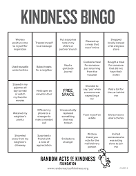 Kindness Bingo In 2020 Kindness Bingo Bingo Cards